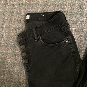 Loft modern skinny jeans size 27 washed black